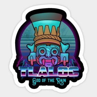 Tlaloc the god od the rain Sticker